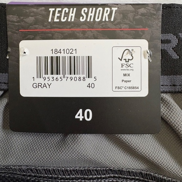 Gerry Men's Tech Shorts, Inseam 9 Inches, Waist 40, Gray, NWT - Picture 7 of 15